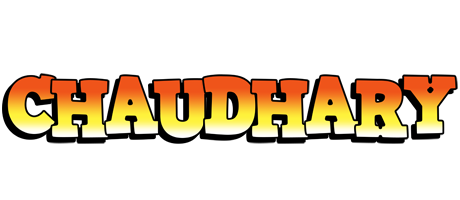 Chaudhary sunset logo