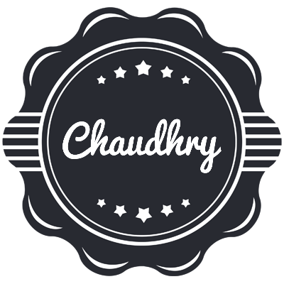Chaudhry badge logo