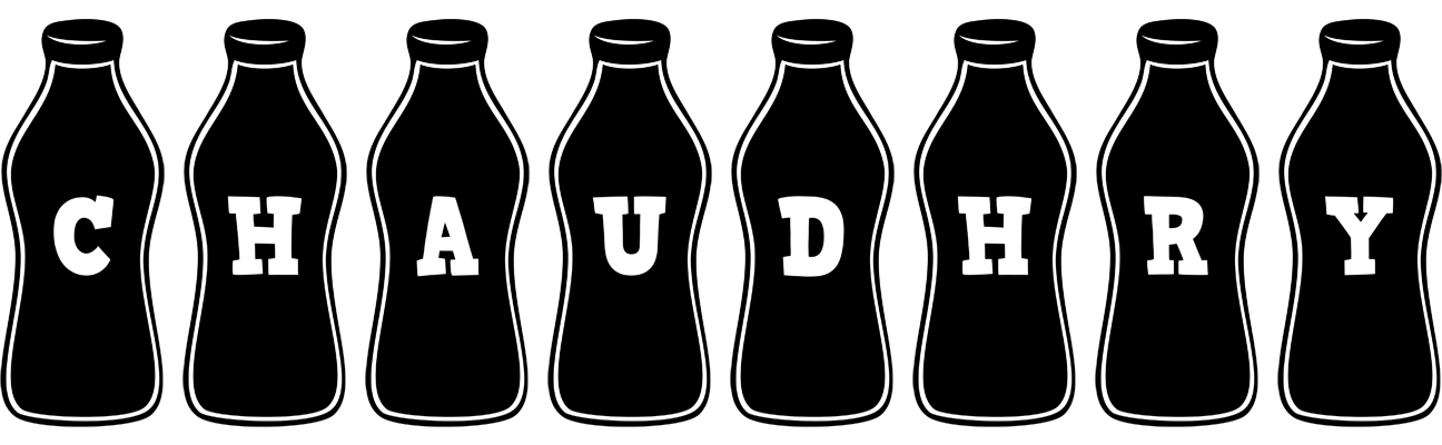Chaudhry bottle logo
