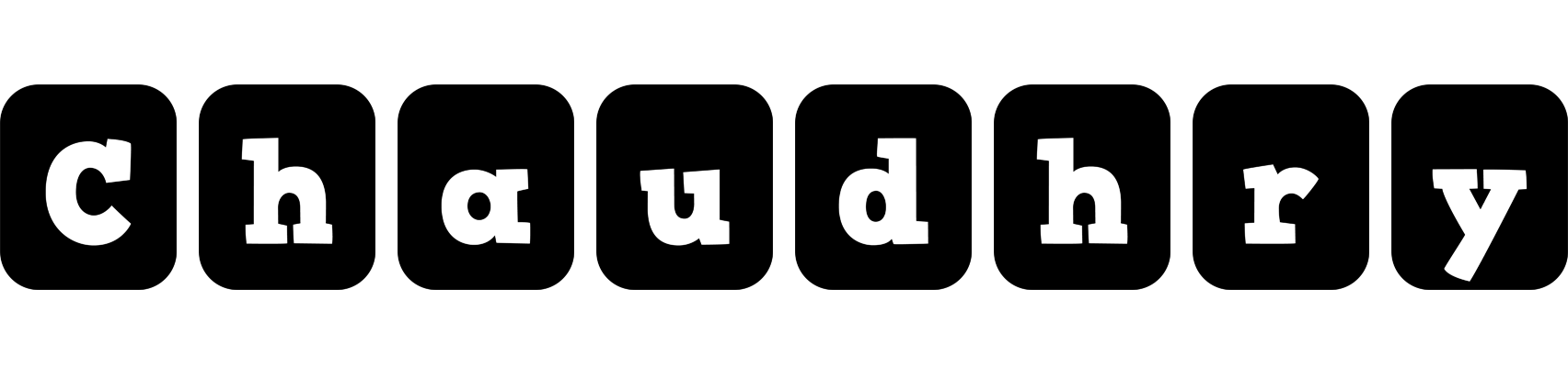 Chaudhry box logo