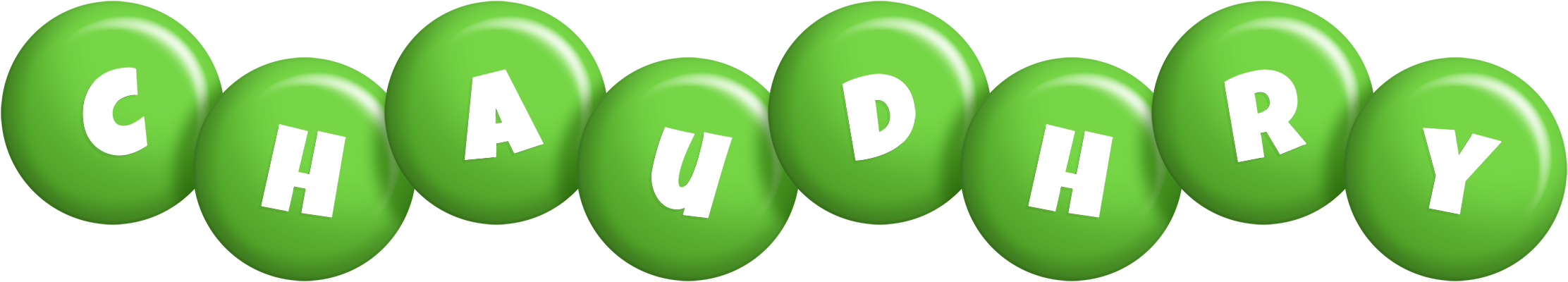 Chaudhry candy-green logo