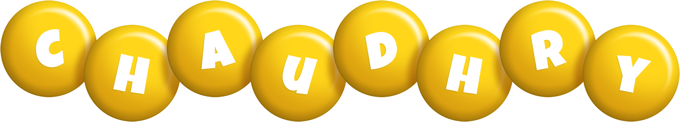 Chaudhry candy-yellow logo