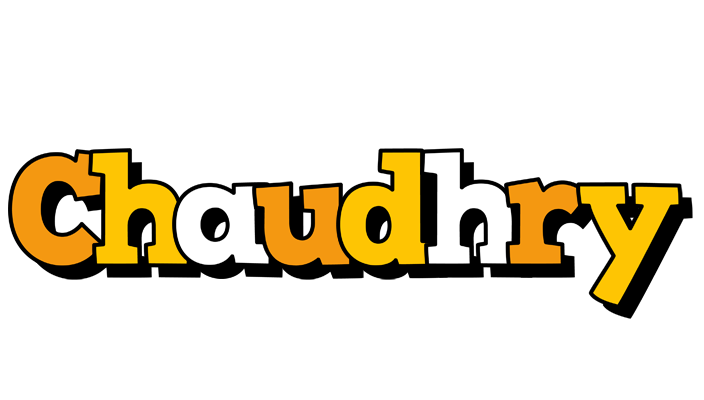 Chaudhry cartoon logo
