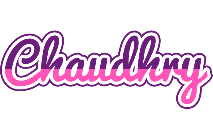 Chaudhry cheerful logo