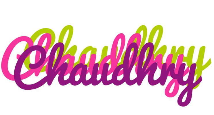 Chaudhry flowers logo