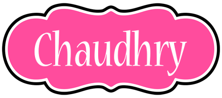 Chaudhry invitation logo