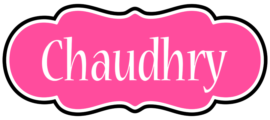 Chaudhry invitation logo