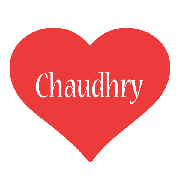 Chaudhry love logo