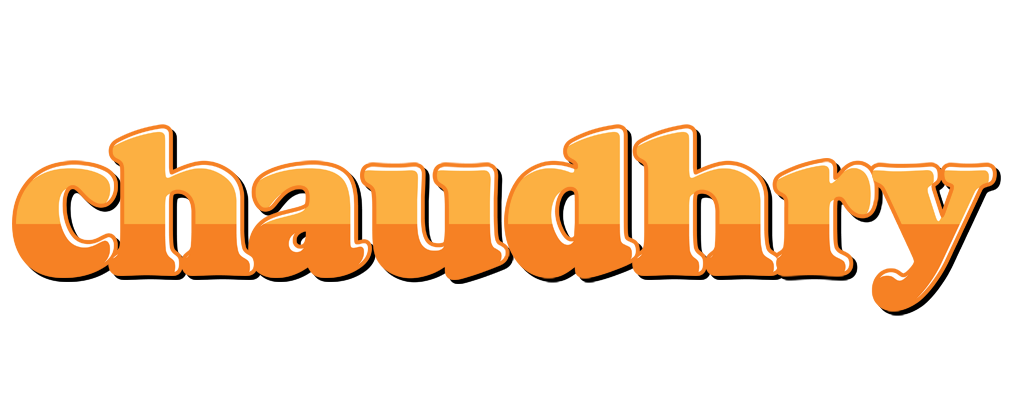 Chaudhry orange logo