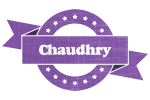 Chaudhry royal logo