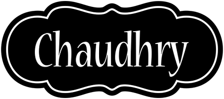 Chaudhry welcome logo