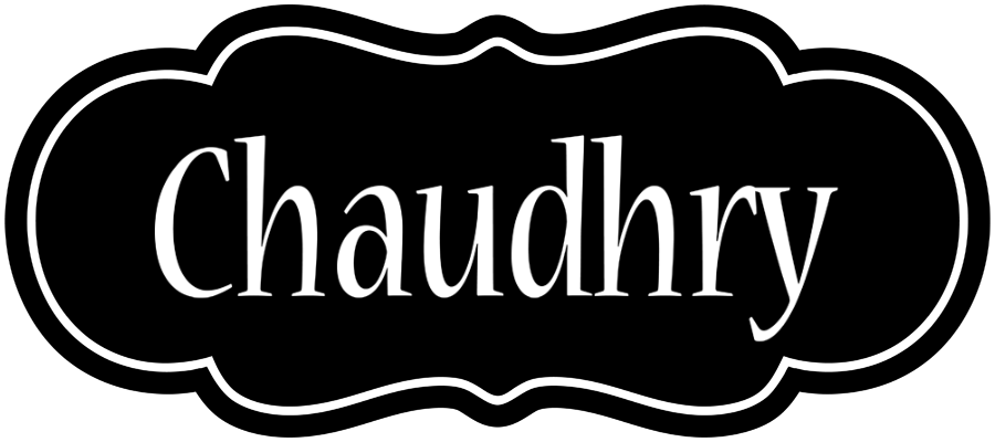 Chaudhry welcome logo