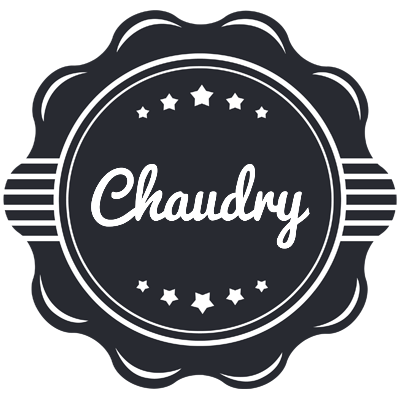 Chaudry badge logo