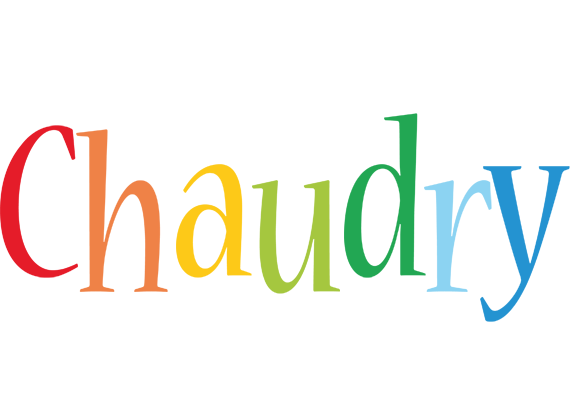 Chaudry birthday logo