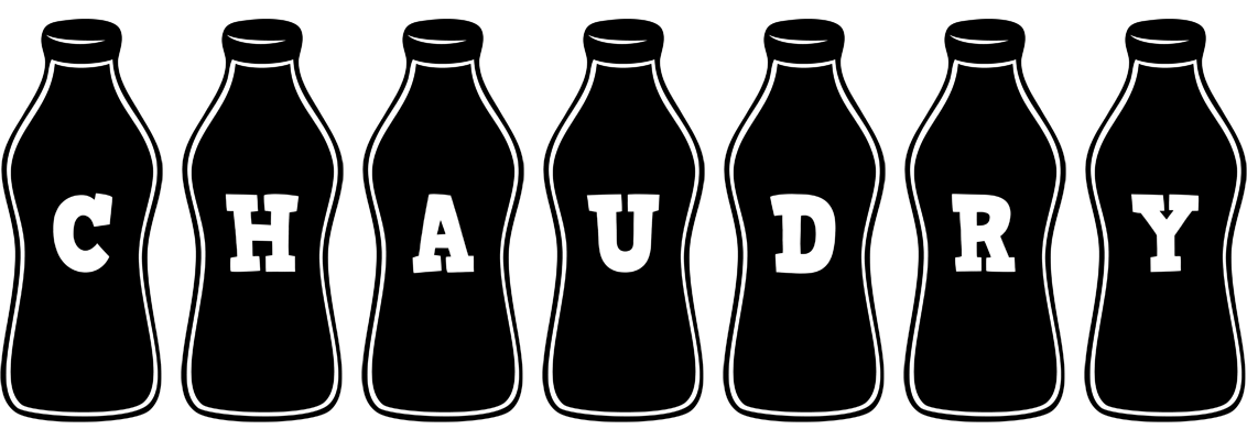 Chaudry bottle logo