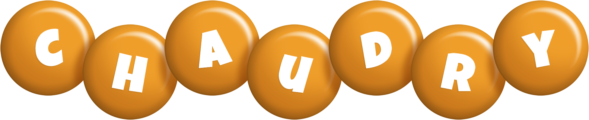 Chaudry candy-orange logo