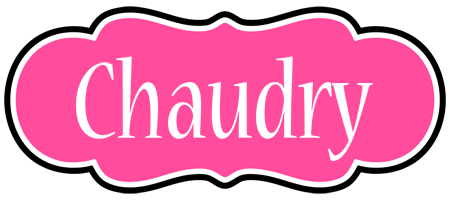 Chaudry invitation logo