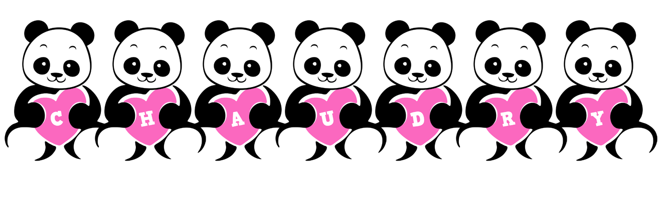 Chaudry love-panda logo
