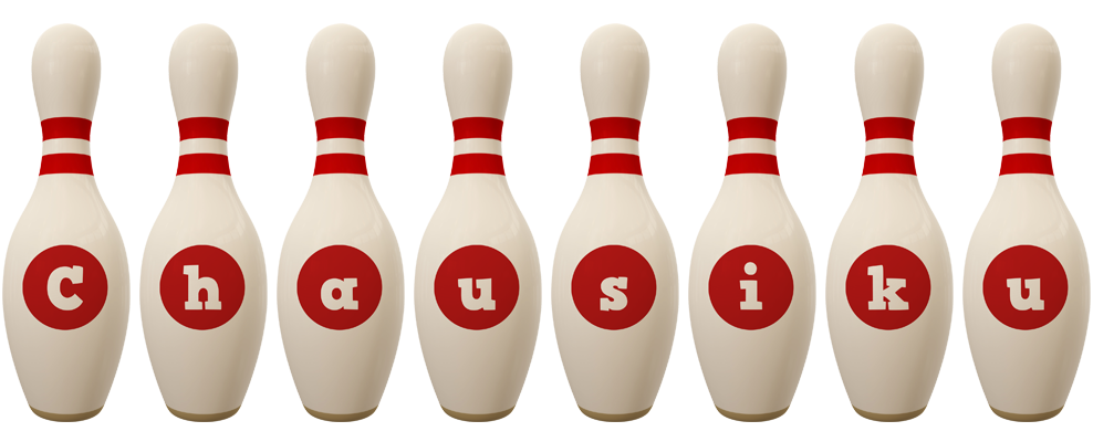 Chausiku bowling-pin logo