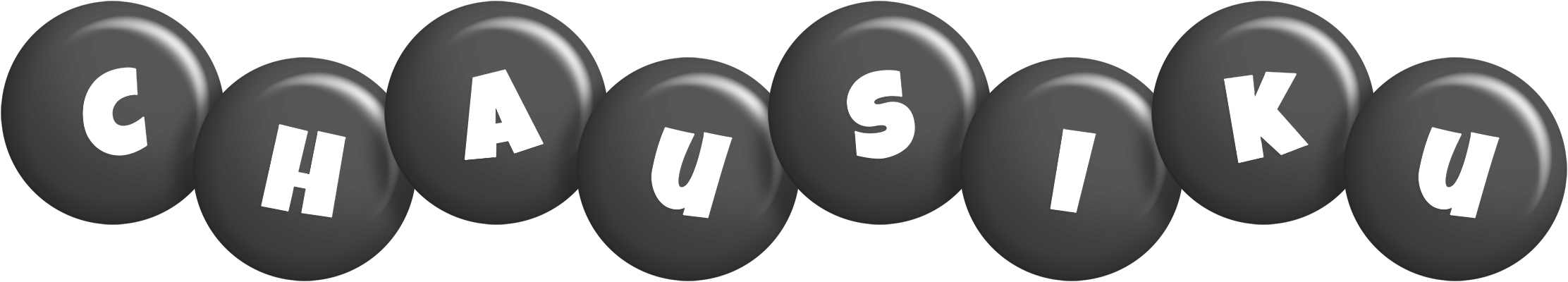 Chausiku candy-black logo
