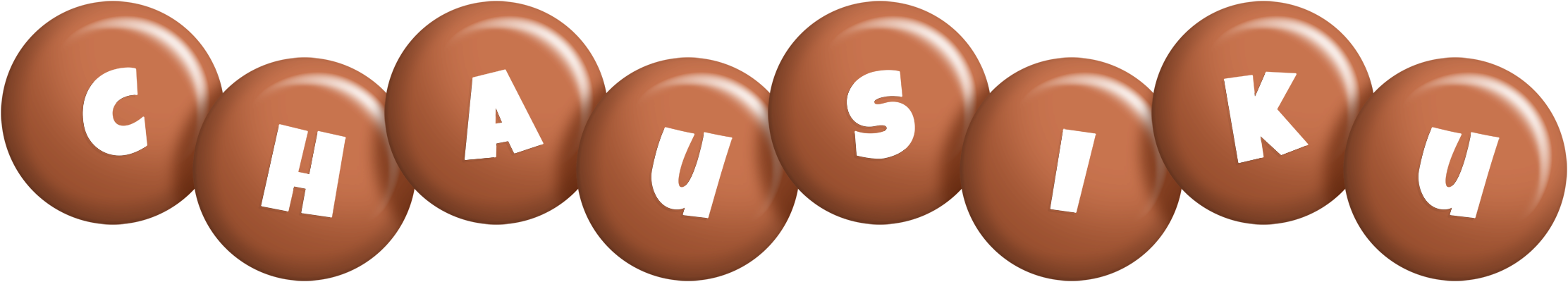 Chausiku candy-brown logo