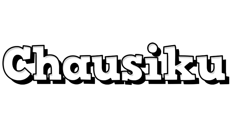 Chausiku snowing logo