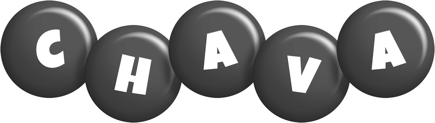 Chava candy-black logo