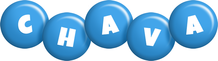 Chava candy-blue logo