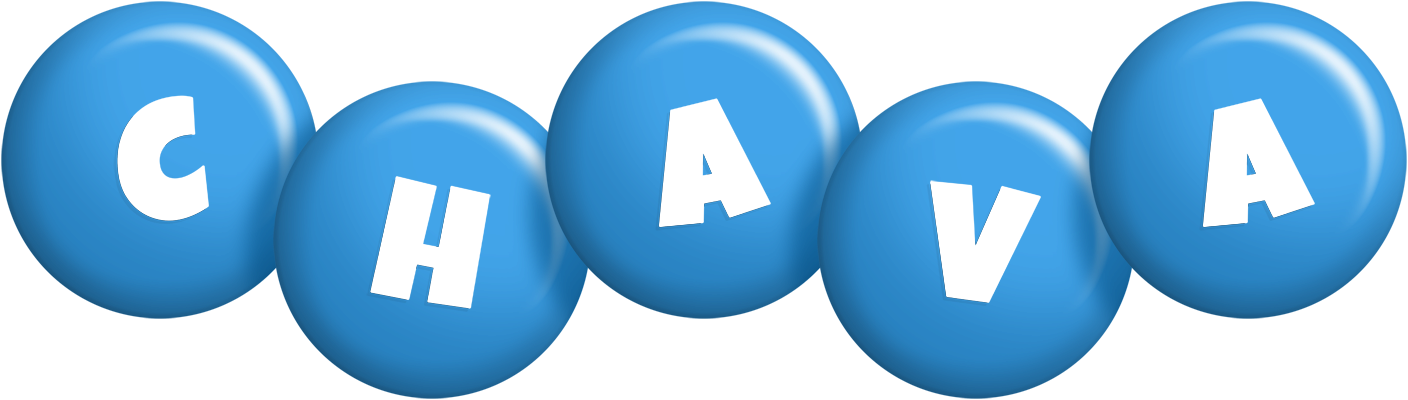 Chava candy-blue logo