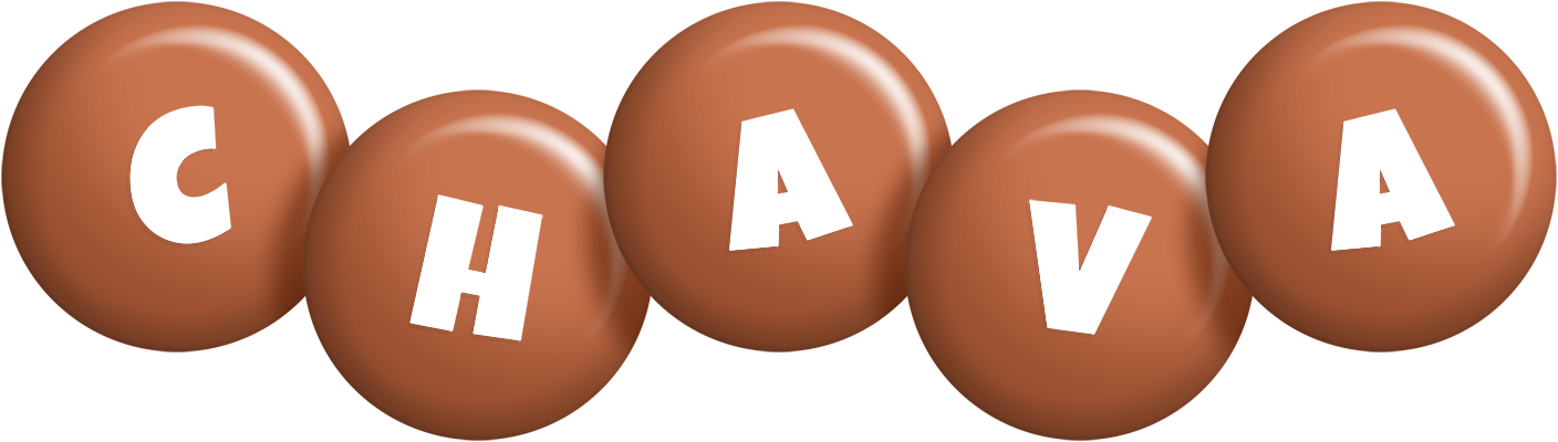 Chava candy-brown logo