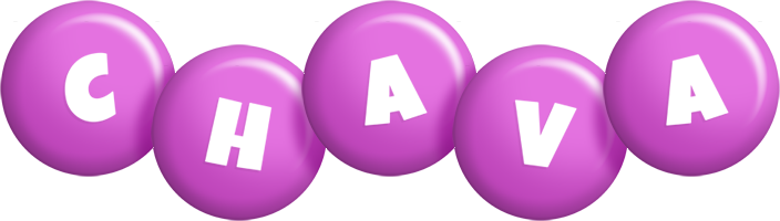 Chava candy-purple logo