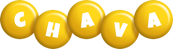 Chava candy-yellow logo