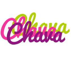 Chava flowers logo