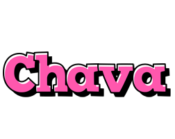 Chava girlish logo