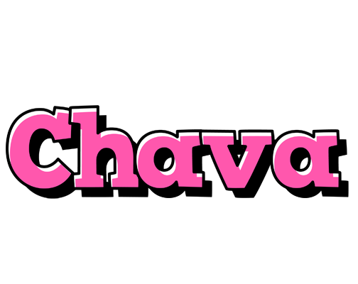 Chava girlish logo