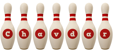 Chavdar bowling-pin logo