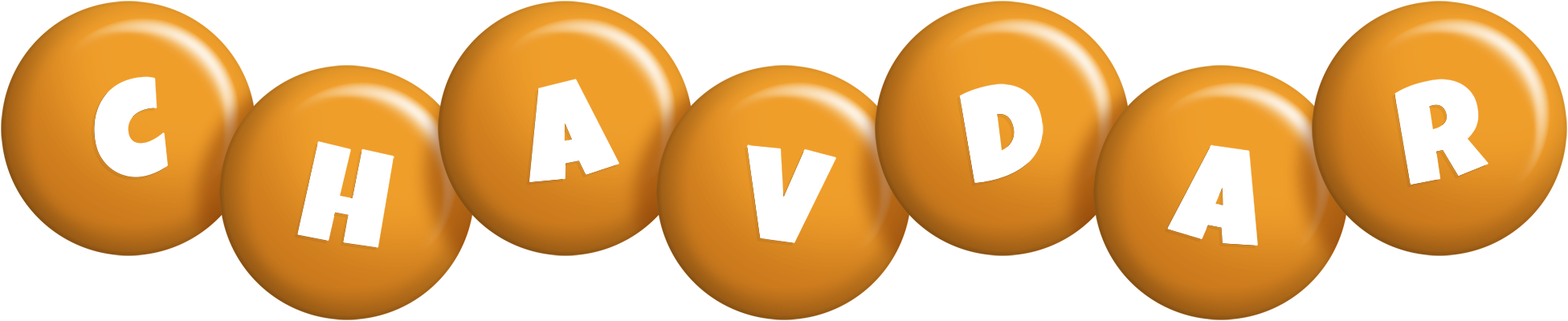 Chavdar candy-orange logo