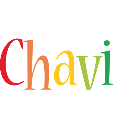 Chavi birthday logo