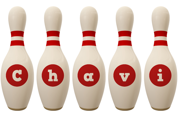 Chavi bowling-pin logo