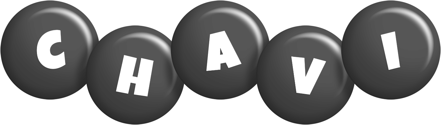 Chavi candy-black logo