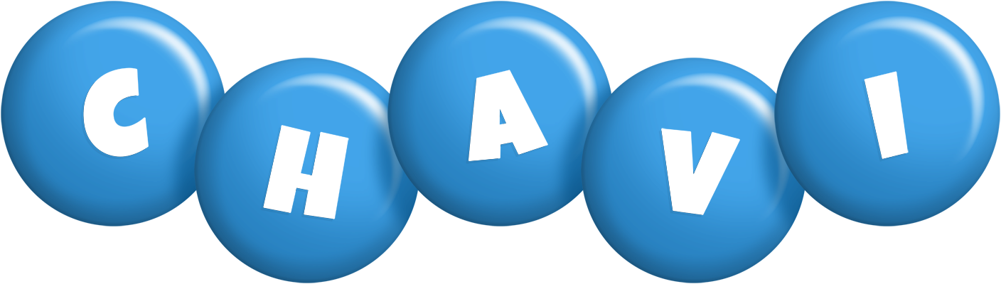 Chavi candy-blue logo