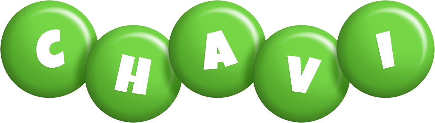 Chavi candy-green logo