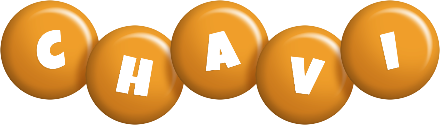 Chavi candy-orange logo
