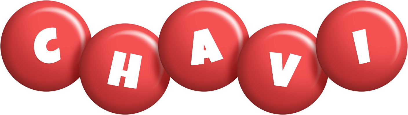 Chavi candy-red logo