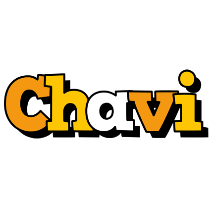 Chavi cartoon logo
