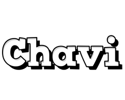 Chavi snowing logo