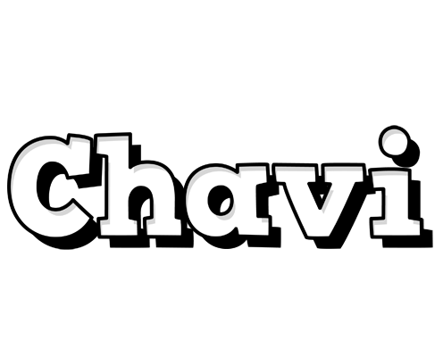 Chavi snowing logo
