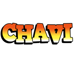 Chavi sunset logo