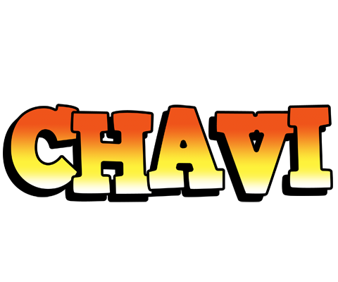 Chavi sunset logo