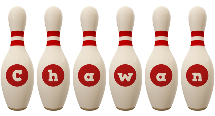 Chawan bowling-pin logo